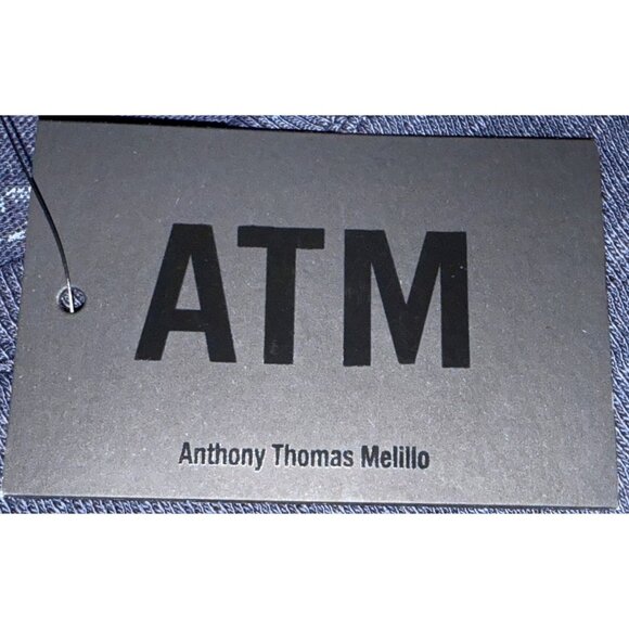ATM Anthony Thomas Melillo Long Sleeve T-shirt Top Navy Women's Size Small New - Picture 7 of 7